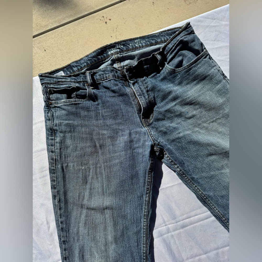 Denizen from Levi's Men's Blue Jeans-DISTRESSED - Picture 7 of 16